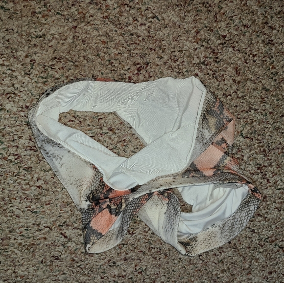 2/$40 NWT 3 piece Fashion Nova bikini coverup set sun suit snake island charmer - Picture 11 of 12